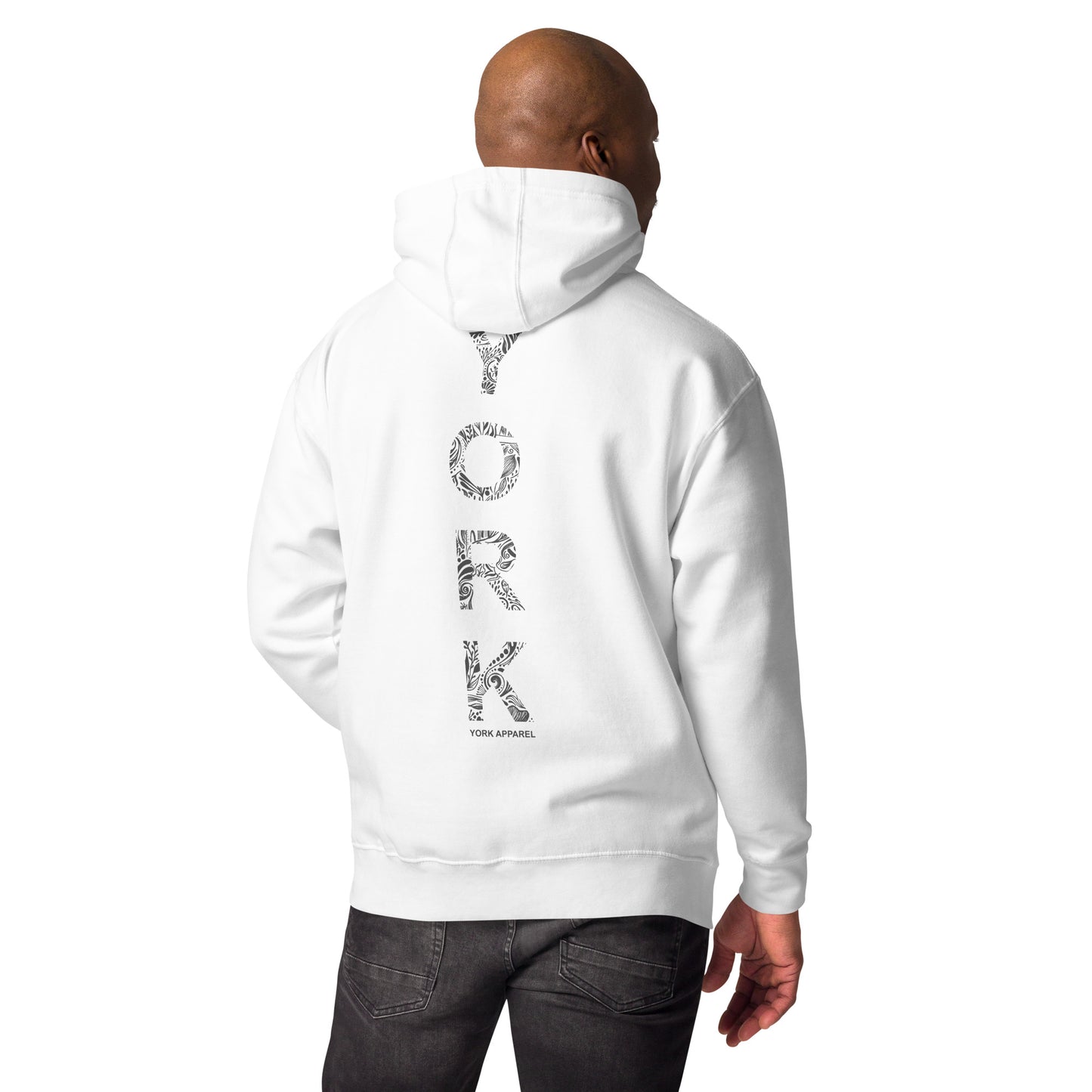 Male Cotton Hoodie - Light York Design