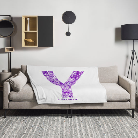 Throw Blanket with York Design