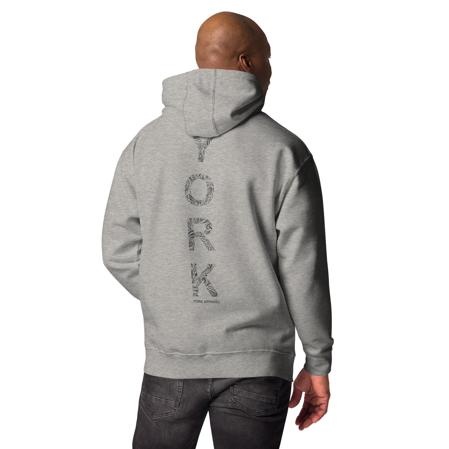 Male Cotton Hoodie - Light York Design